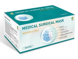 3 Ply ASTM F2100-L3 Medical Surgical Mask Approved by FDA in U.S.A, have 510K number and meets the requirements of ASTM F2100-L3