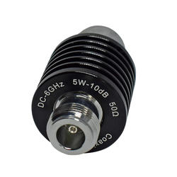 DC to 6 GHz RF Coaxial Attenuator Fixed Attenuator 1~30dB Optional