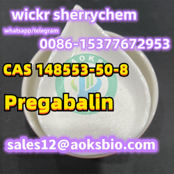 Buy CAS 148553-50-8 Pregabalin Pregablin Pregabline lyrica powder spot stock  from HUBEI AOKS BIO-TECH CO.LTD