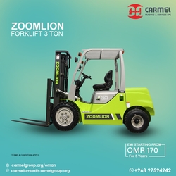 Zoomlion 3 Ton forklift from CARMEL TRADING & SERVICE SPC