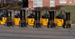 Articulated forklifts