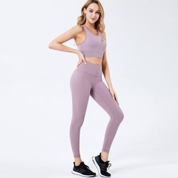 Yoga Outfits 2 piece Set For Women Workout Tracksuits Sports Bra High Waist Legging Active Wear Athletic Clothing Set