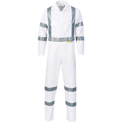 customized logo high visibility reflective cotton safety workwear men working mechanic coveralls overall work suit work clothes