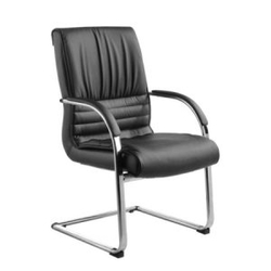 Leather Visitor Chair from OFFICE MASTER