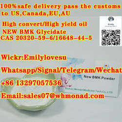 Factory sale High convert oil yield BMK Glycidate 16648-44-5 new bmk CAS 20320-59-6 WhatsApp+8613297057536