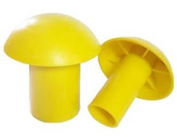 REBAR SAFETY CAPS MASHROOM YELLOW(16-32) from AL BARSHAA PLASTIC PRODUCT COMPANY LLC