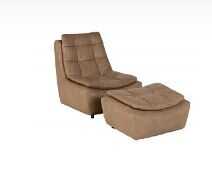  LOUNGE CHAIR WITH FOOTSTOOL
