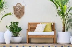 Teak Wood Bench from HOME AND SOUL FURNITURE