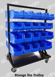 Storage Bin Trolley Stand from ADSD STEEL TECHNICAL SERVICES CONTRACTING L.L.C.