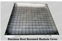 Stainless Steel Recessed Manhole Cover from ADSD STEEL TECHNICAL SERVICES CONTRACTING L.L.C.
