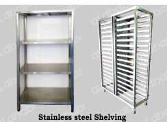 Stainless steel Shelving from ADSD STEEL TECHNICAL SERVICES CONTRACTING L.L.C.