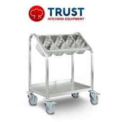 Cutlery and Tray Trolley from TRUST KITCHENS EQUIPMENT
