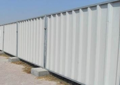 Profiled Sheet Hoarding Site Perimeter Fencing from CHAMPIONS ENERGY