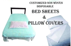 CUSTOMIZED NON-WOVEN DISPOSABLE BEDSHEETS &PILLOW COVERS DEALERS from BUILDING MATERIALS TRADING