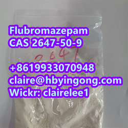 High Purity 99% Flubromazepam CAS 2647-50-9 from HEBEI YINGONG NEW MATERIAL TECHNOLOGY CO.,LTD.