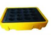 HEAVY DUTY 1 DRUM SPILL PALLET WITH DRAIN DEALER IN ABUDHABI , UAE from BUILDING MATERIALS TRADING