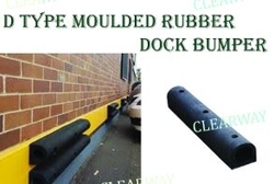  D TYPE MOULDED RUBBER DOCK BUMPER  from BUILDING MATERIALS TRADING