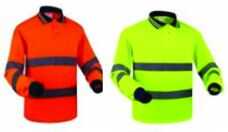 SAFETY LONG SLEEVE POLO II T-SHIRT DEALER IN MUSSAFAH , ABUDHABI , UAE  from BUILDING MATERIALS TRADING
