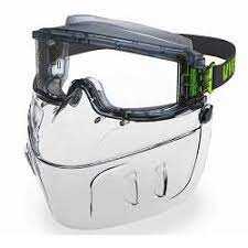 SAFETY SPECTACLES WITH FACE SHIELD DEALER IN MUSSAFAH , ABUDHABI , UAE from BUILDING MATERIALS TRADING
