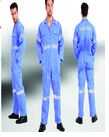 Twill Cotton Coverall With 8 Spot 2'' Grey Reflective Tapes ( PPE) Musaffah Abu Dhabi UAE from BUILDING MATERIALS TRADING