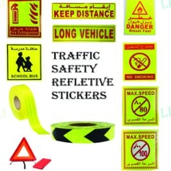 TRAFFIC SAFETY REFLECTIVE STICKERS from BUILDING MATERIALS TRADING