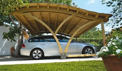 WOODEN ROOF PARKING SHADES from MELODY TECHNICAL SERVICE LLC