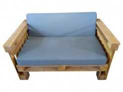 Pallet Chair with Cushion from DUBAI GARDEN CENTRE
