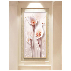 Modern wall art Deco crystal porcelain painting