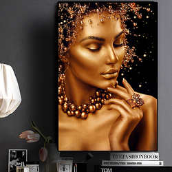 African female oil painting living room decoration 3D wall art poster from XIAMEN POLY INDUSTRY AND TRADE CO., LTD.
