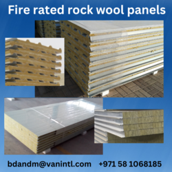 Fire Rated rock wool SANDWICH PANELS