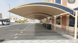 SHARJAH CAR PARKING SHADES CONSTRUCTION  from CAR PARKING SHADES & TENTS