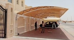 SHARJAH CAR PARKING SHADES CONSTRUCTION 