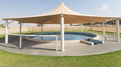 SWIMMING POOL SHADES MANUFACTURERS IN ABU DHABI  from CAR PARKING SHADES & TENTS