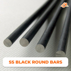 SS Black Round Bar Manufacturer, Supplier, Stockist & Exporter from India
