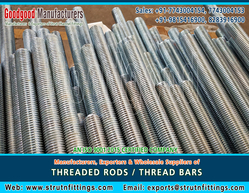 Threaded Rods manufacturers suppliers wholesale exporters in India https://www.strutnfittings.com +91-77430-04154, +91-77430-04153, +91-98154-16900