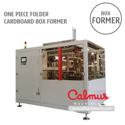 One Piece Folder Cardboard Box Forming Machine from CALMUS MACHINERY (SHENZHEN) CO., LTD.