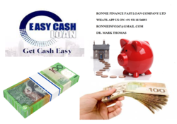 Quick Project Financing & Business Loan from RONNIE FINANCE FAST LOAN COMPANY LTD