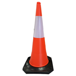 TRAFFIC CONE WITH RUBBER BASE from EXCEL TRADING COMPANY L L C