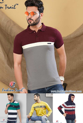T-Shirts for Men, Tees, Sweatshirts with Hoodies, Cotton Polo Tshirts manufacturers exporters in India Punjab Ludhiana +91-9646481600 https://www.fashiontrailtees.com from HARKRISHAN KNITWEARS