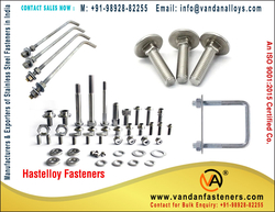 Hastelloy Bolts manufacturers exporters suppliers stockist in India Mumbai +91-9892882255 https://www.vandanfasteners.com