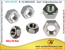 Alloy 20 Bolts manufacturers exporters suppliers stockist in India Mumbai +91-9892882255 https://www.vandanfasteners.com