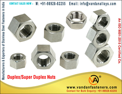 Duplex Bolts manufacturers exporters suppliers stockist in India Mumbai +91-9892882255 https://www.vandanfasteners.com