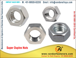 Super Duplex Bolts manufacturers exporters suppliers stockist in India Mumbai +91-9892882255 https://www.vandanfasteners.com