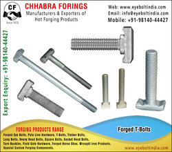 T-Bolts manufacturers, Suppliers, Distributors, Stockist and exporters in India +91-98140-44427 https://www.eyeboltindia.com