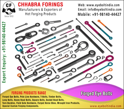 Forged, Tbolts, Eye Bolts, Timber Bolts, Field Gate Hardware , Socket Bolts , Hourse shoe, Manufacturers Exporters in india punjab ludhiana  +91-9814044427 https://www.eyeboltindia.com