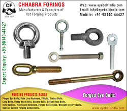 Eye Bolts manufacturers, Suppliers, Distributors, Stockist and exporters in India +91-98140-44427 https://www.eyeboltindia.com