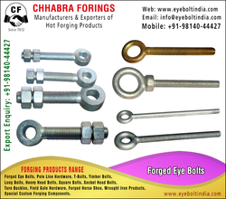 Eye Bolts manufacturers, Suppliers, Distributors, Stockist and exporters in India +91-98140-44427 https://www.eyeboltindia.com