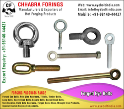 Forged, Tbolts, Eye Bolts, Timber Bolts, Field Gate Hardware , Socket Bolts , Hourse shoe, Manufacturers Exporters in india punjab ludhiana  +91-9814044427 https://www.eyeboltindia.com