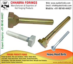 Heavy Head Bolts manufacturers, Suppliers, Distributors, Stockist and exporters in India +91-98140-44427 https://www.eyeboltindia.com