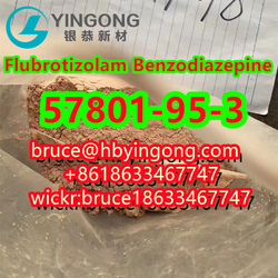 CAS 57801-95-3  flubrotizolam raw powder from HEBEI YINGONG NEW MATERIAL TECHNOLOGY CO., LTD.